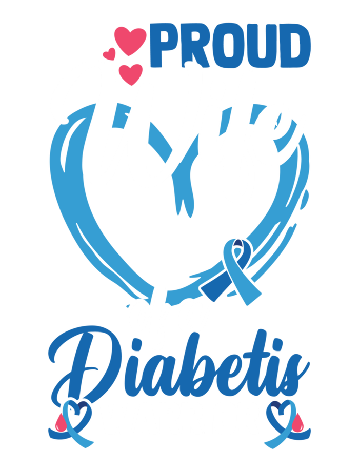 Proud Wife Of A Diabetis Warrior Diabetes Awareness Gift Valucap Bio-Washed Visor