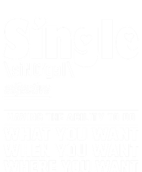 Single Definition Singles Awareness Day Gift Kids Sweatshirt