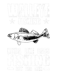 Funny Like Bass Fishing But For  Walleye Fishing Baby Bodysuit