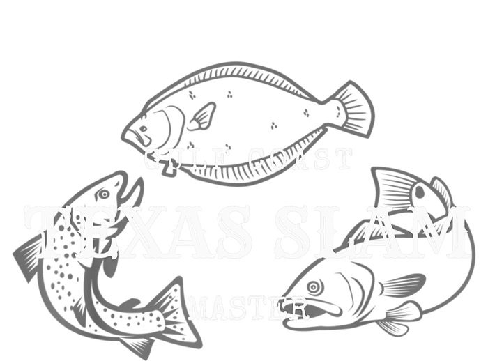 Gulf Coast Texas Grand Slam Fishing Master Tee Coaster