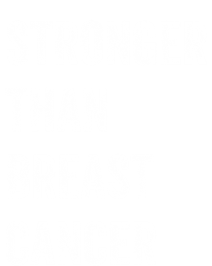 Stronger Than Breast Cancer Breast Cancer Awareness Gift Premium Hoodie