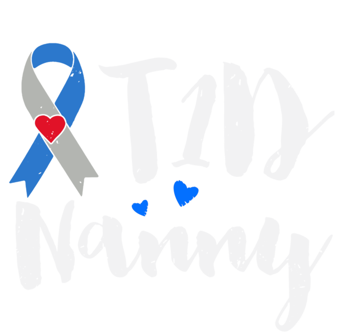 T1d Nanny Funny Gift Type 1 Diabetes Awareness Funny Gift USA-Made Snowflake Beanie