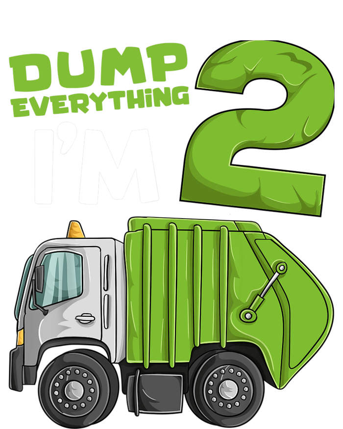 Garbage Truck 2nd Birthday Boy Bumper Sticker