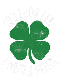 St. Patrick's Day You Look Like I Need A Drink Beer Shamrock Toddler Fine Jersey T-Shirt