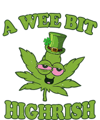 A Wee Bit Highrish Funny 420 Weed Marijuana St Patricks Day Impact Tech Backpack