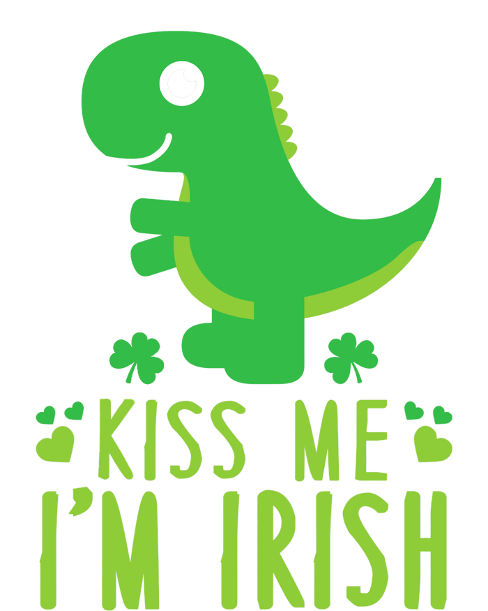 Me I'm Irish St. Patrick's Day Cute Dinosaur T Womens Funnel Neck Pullover Hood