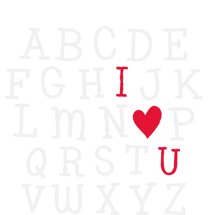 I LOVE YOU Valentines Day Alphabet Teacher Student School Poster