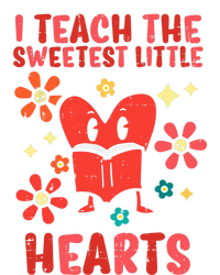 Valentines Day Teach Sweetest Little Hearts Teacher Wo Hoodie