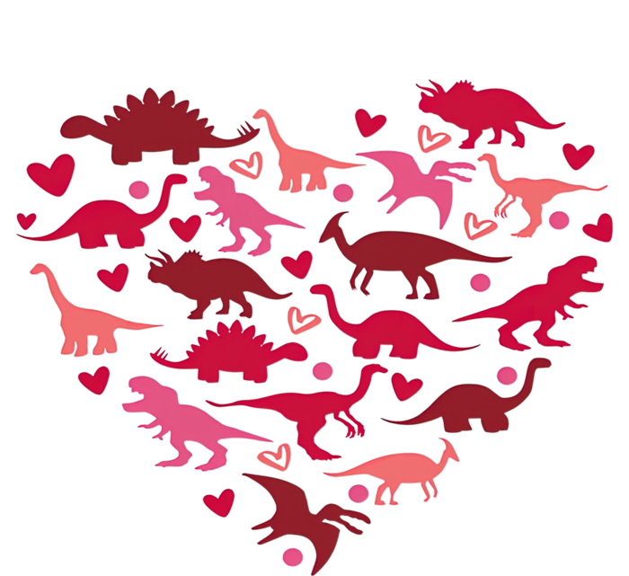 Dinosaur Heart Valentine Lovesaurus Love Valentines Day Gift T-Shirt