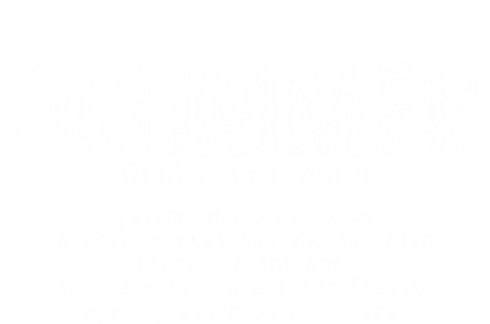 Drummer Definition Drums Drumming Funny Drummer Gift Tie-Dye Long Sleeve Shirt