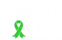 Wife Of A Warrior Green Ribbon Lymphoma Cancer Awareness Gift Insulated Varsity Jacket