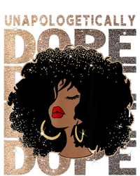 Unapologetically Dope Black Pride Afro Black History Melanin Full-Length Apron With Pockets