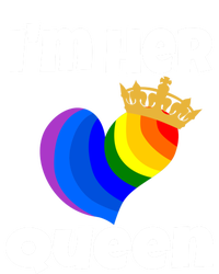 I'm Her Queen Lgbtq Valentines Day Matching Couple Funny Gift Kids Hoodie