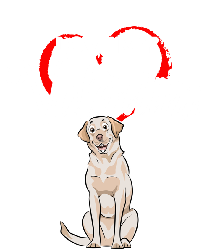 Love My Labrador Retriever Dog Valentine's Day Gift T-Shirt