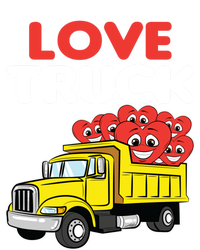 Love Truck Valentines Day Construction Heavy Equipt Great Gift Tie-Dye Long Sleeve Shirt