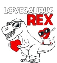 Lovesaurus Rex Dab Heart Dino Valentines Day Gift Sustainable Beanie