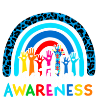 Autistic Puzzle Rainbow Ribbons Acceptance Autism Awareness Gift T-Shirt