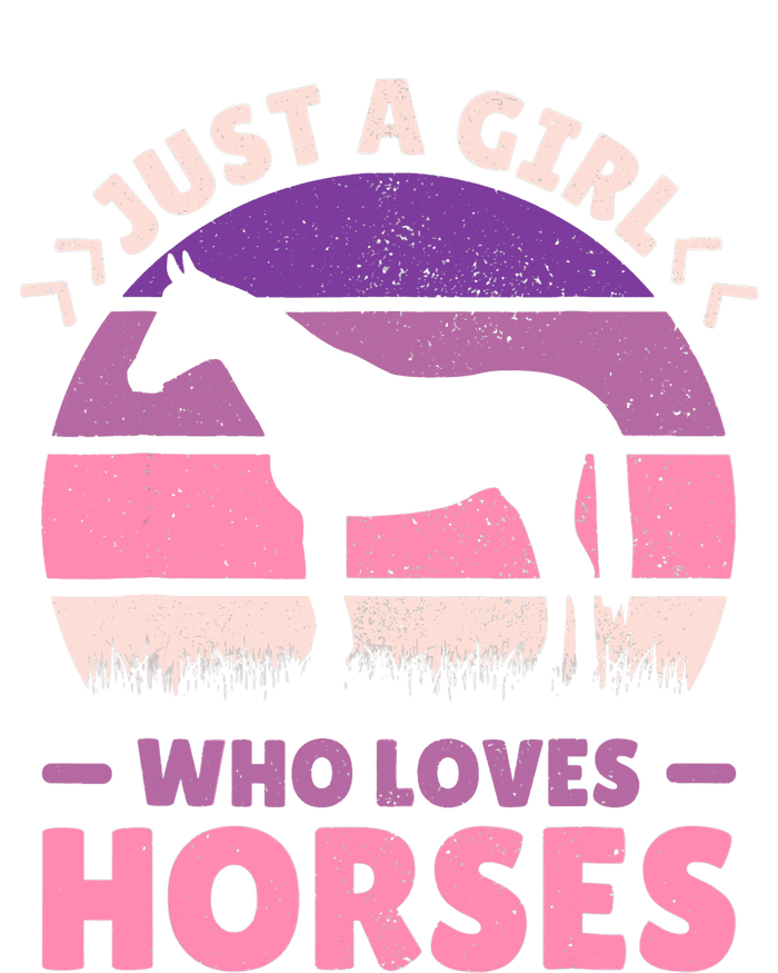 Just A Girl Who Loves Horses Women Horse Stuff Horse Lovers Hoodie