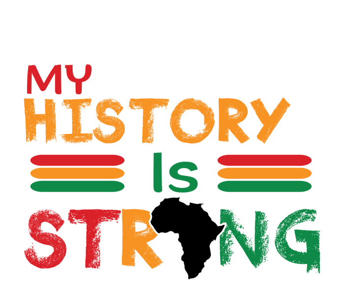 My History Is Strong For Black History Month Gift City Backpack