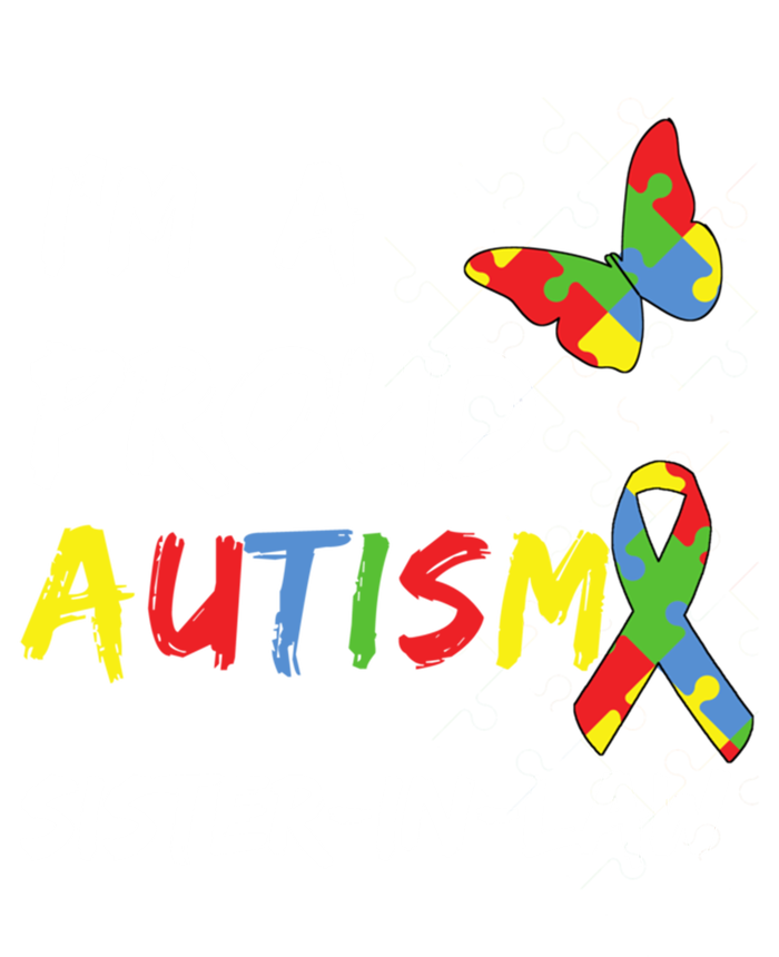 I'm A Proud Autism Sistercool Giftincool Giftlaw Awareness Puzzle Ribbon Gift Women's Racerback Tank