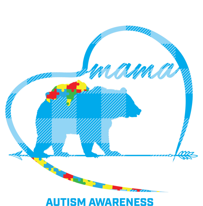 Mama Bear Autism Awareness Mom Mother Funny Gift 'S Meaningful Gift T-Shirt