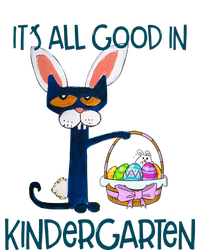 It's All Good In Kindergarten Funny Cat Bunny Costume Easter Day Easter Eggs PosiCharge RacerMesh Polo