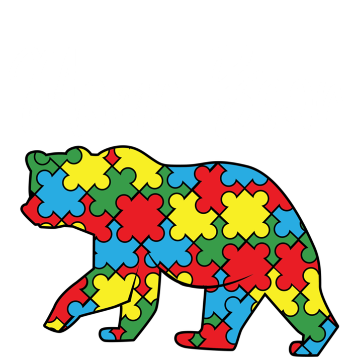 Autism Awareness Mama Bear Proud Autistic Mom Love Cute Funny Gift Insulated Varsity Jacket