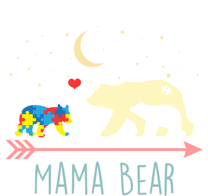 Autism Awareness Gift Mama Bear With 2 Cubs Gift Great Gift T-Shirt