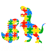 Autism Mom Dinosaur Lovers Dino Mommy Mama Autism Awareness Funny Gift Tie-Dye Long Sleeve Shirt