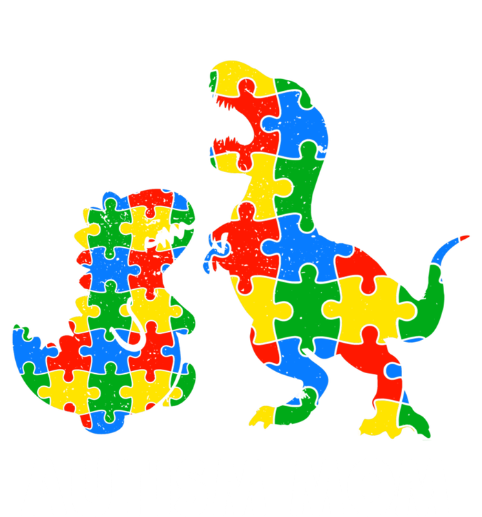 Autism Mom Dinosaur Lovers Dino Mommy Mama Autism Awareness Funny Gift Tie-Dye Long Sleeve Shirt