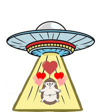 Ufo Abduction Hedgehog Valentines Day Great Gift Tank Top