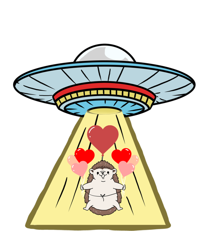 Ufo Abduction Hedgehog Valentines Day Great Gift Tank Top