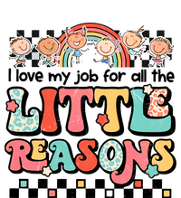 I Love My Job For All The Little Reasons Teacher Student Retro Toddler Long Sleeve Shirt