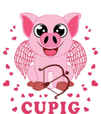 Valentine's Day Cupig Funny Gift Cute Pig Lover Cupid Pun Great Gift T-Shirt