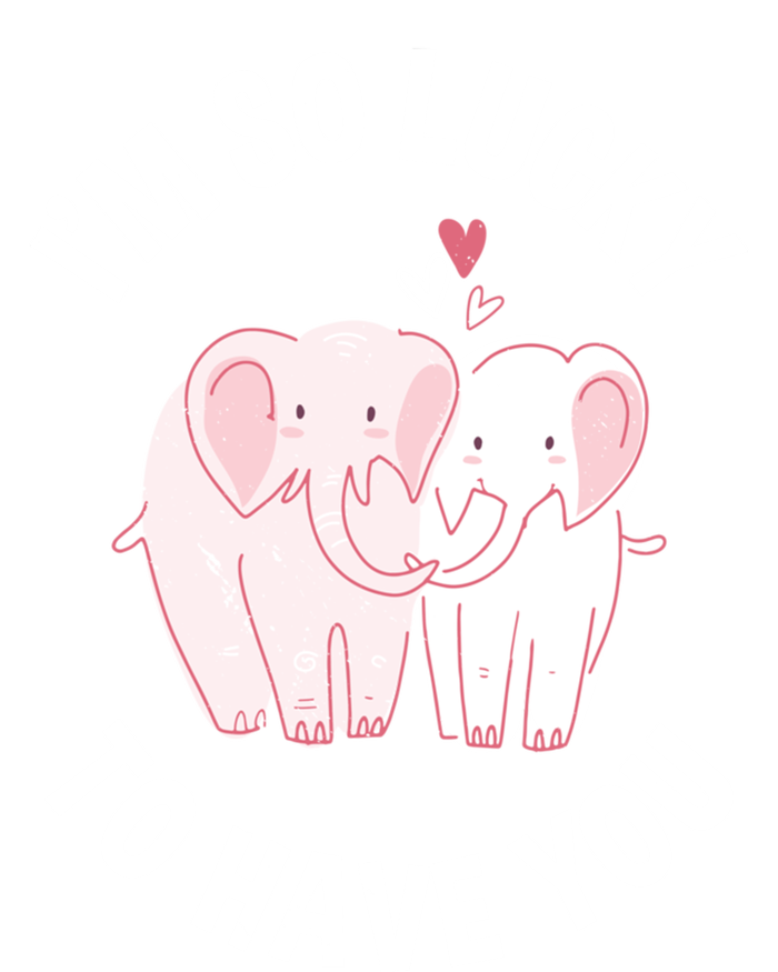 Valentine's Day Loving Elephant I'm So Lucky To Have You Great Gift Women's T-Shirt