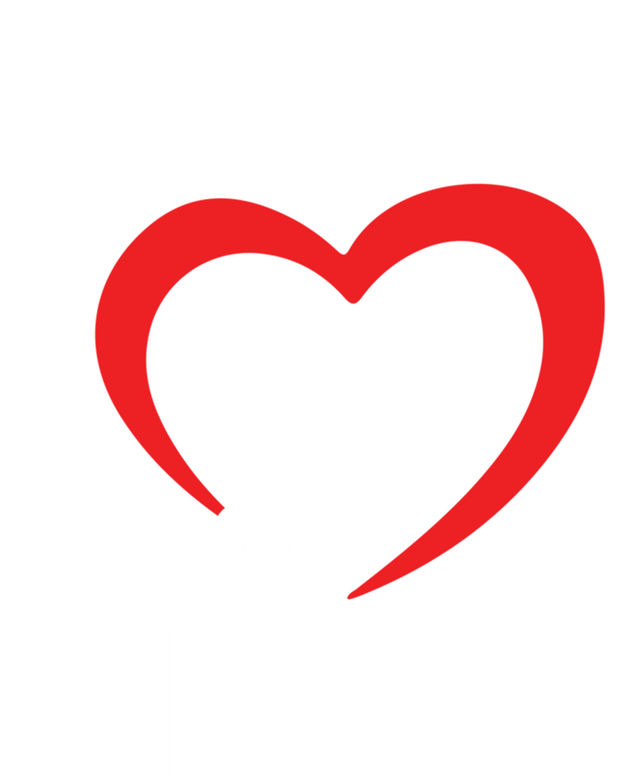 Black Yellow Chocolate Lab Are My Valentine's Day Labrador Gift T-Shirt