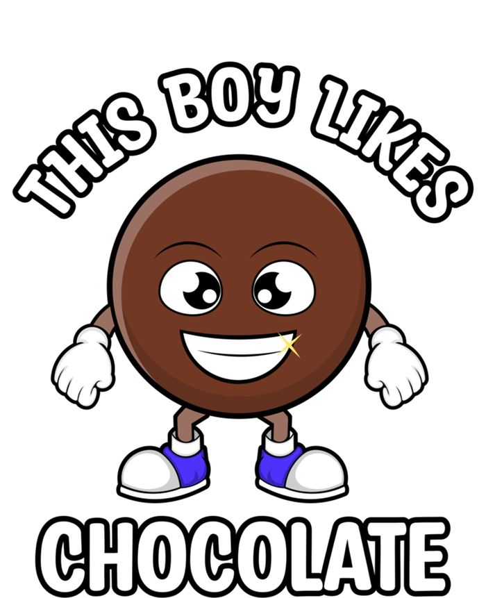 Boy Likes Chocolate Cute Chocolate Lover Gift Tie-Dye T-Shirt