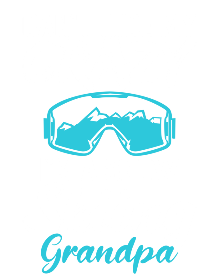 Cant Hide My Crazy Im A Snow Skiing Grandpa Sport Skier Great Gift Short Acrylic Beanie