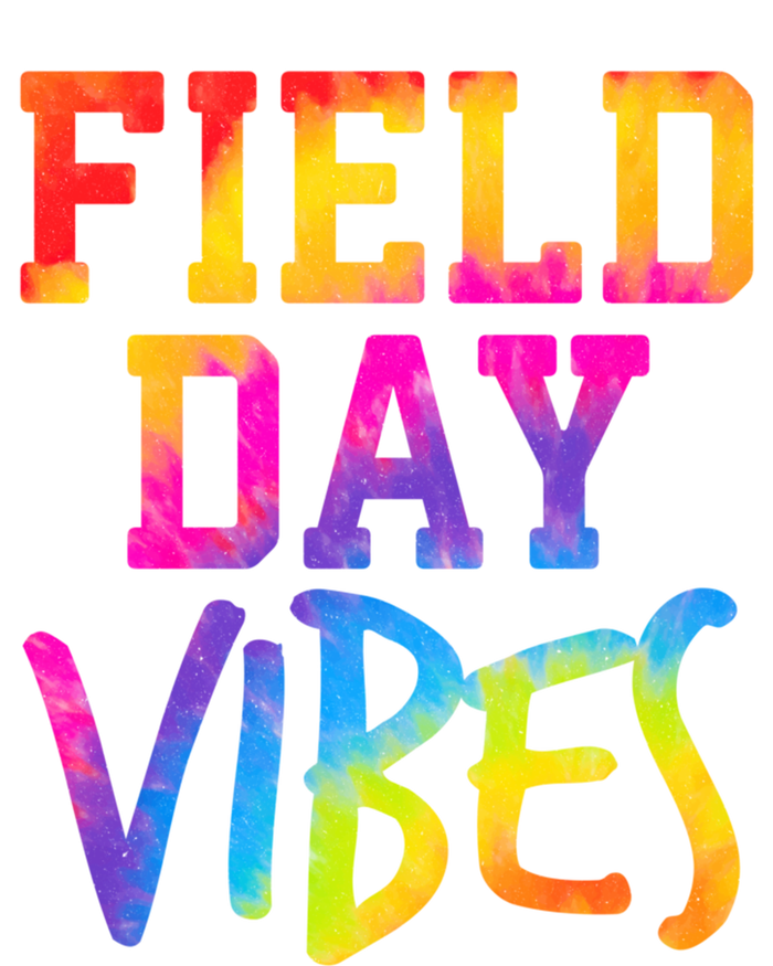 Funny Field Day Vibes Teacher Appreciation Tie Dye Gift Stripe Pom Pom Beanie