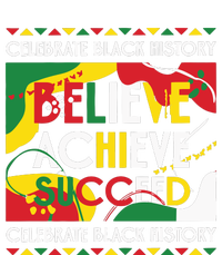 Celebrate Black History Believe Achieve Succeed Black History Month Softstyle Adult Sport Polo