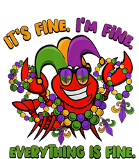 It's Fine I'm Fine Everything Is Fine Mardi Gras Flower De Luce Daily Commute Backpack