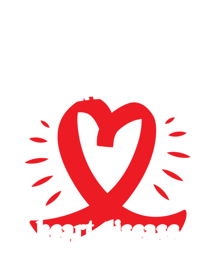 Heart Disease Awareness Month Red Ribbon Chd Gift Kids Hoodie