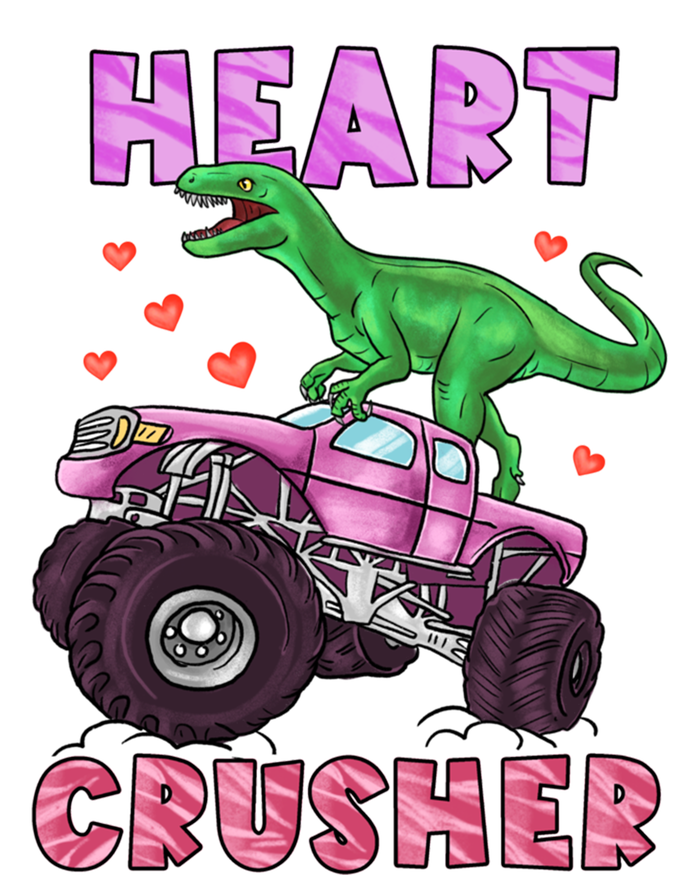 Heart Tmeaningful Giftrex Crusher Dinosaur Valentines Day Gift T-Shirt