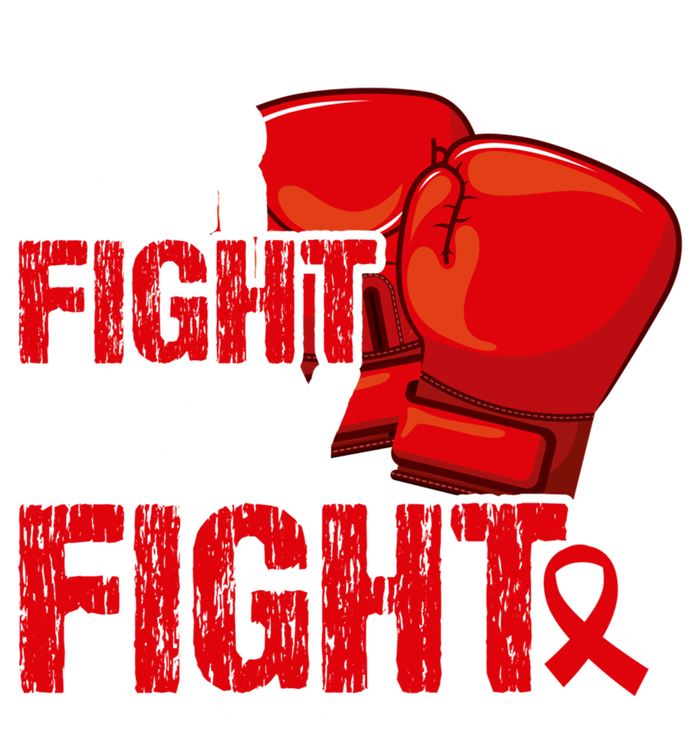 Her Fight Is My Fight Heart Disease Awareness Meaningful Gift Valucap Bio-Washed Visor