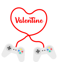 Funny Gamer Heart Design Cool Valentine's Day Video Games Great Gift Full-Length Apron With Pockets