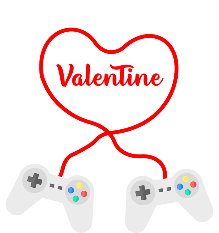 Funny Gamer Heart Design Cool Valentine's Day Video Games Great Gift Full-Length Apron With Pockets