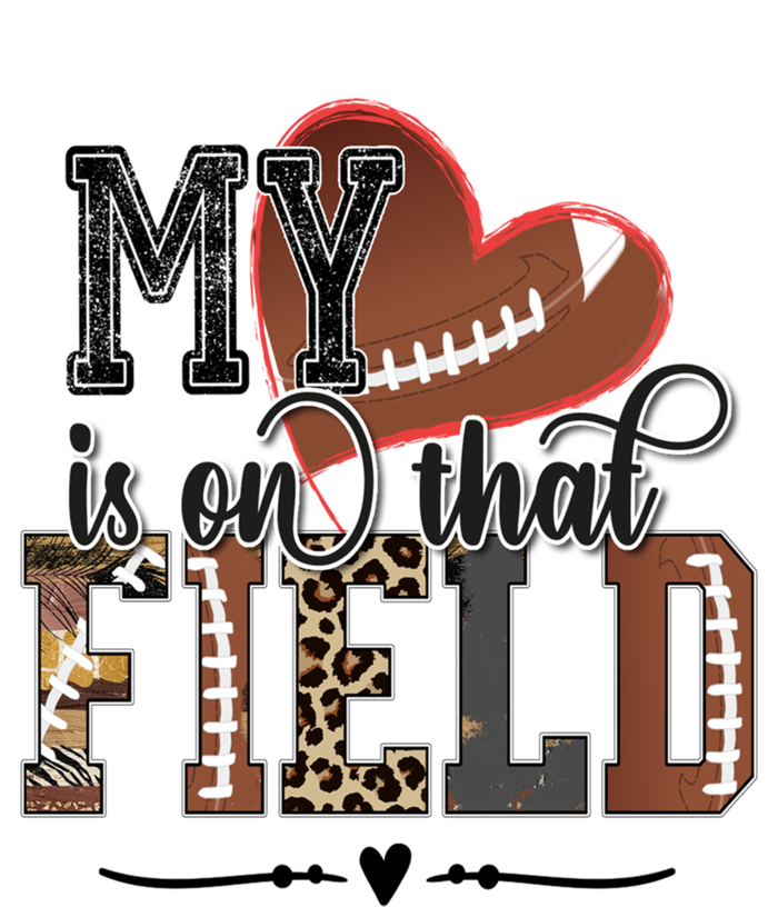 My Heart Is One That Field American Football Game Day Vibes Cool Gift Kids Sweatshirt