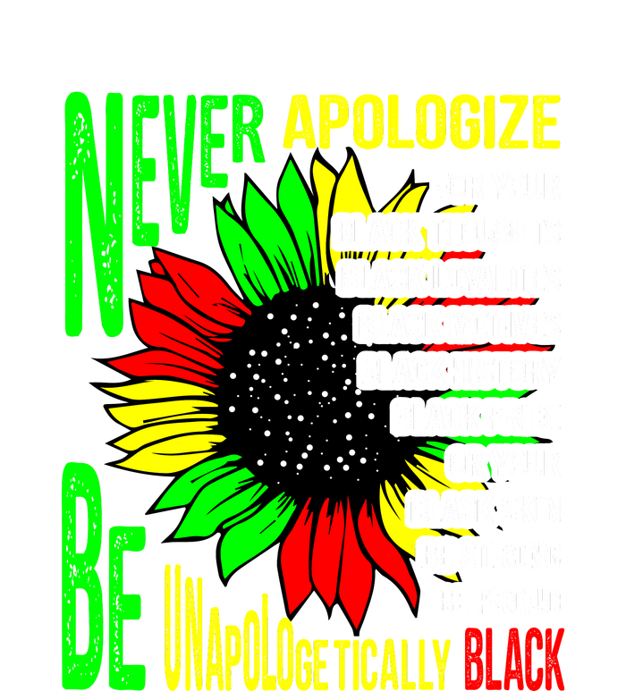 Never Apologize For Your Black Thoughts For Black History Month Performance Sprint T-Shirt