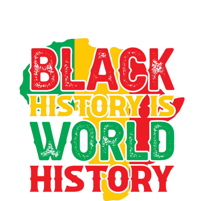 Black History Is World History For Black History Month Gift Zip Tote Bag