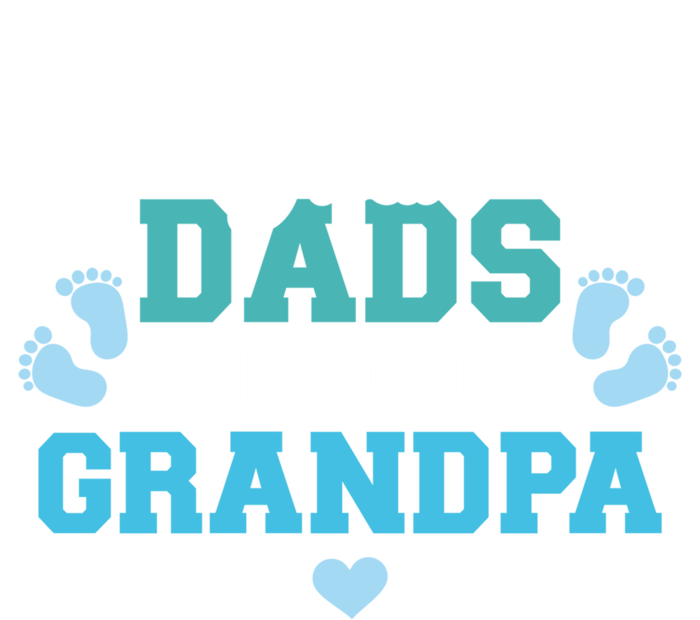 Great Dads Get Promoted To Grandpa Gift Stripe Pom Pom Beanie